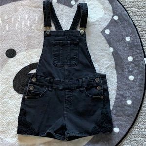 girls short overalls justice size 12